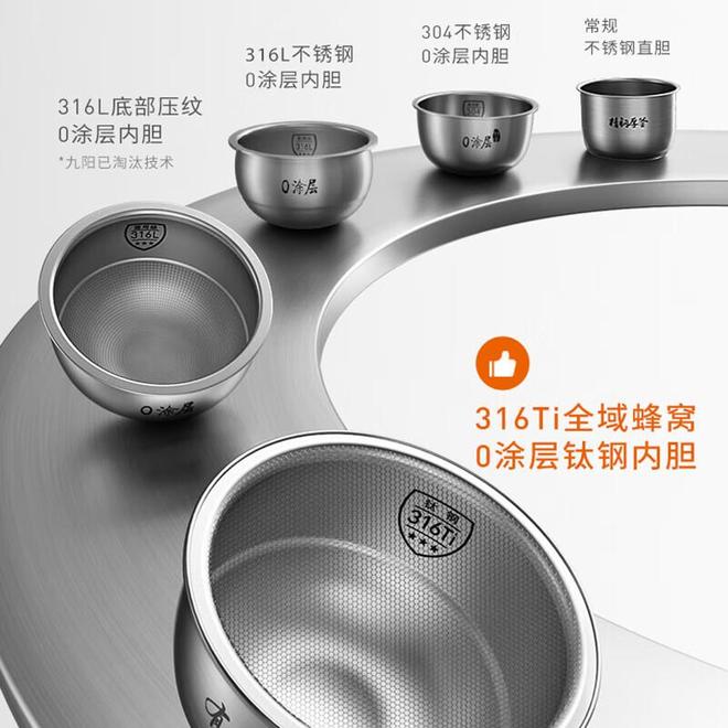实测8款0涂层电饭煲内胆材质才是关键!电子pg苏泊尔与九阳电饭煲哪个好用?(图5) 实测8款0涂层电饭煲内胆材质才是关键!电子pg苏泊尔与九阳电饭煲哪个好用?(图5)